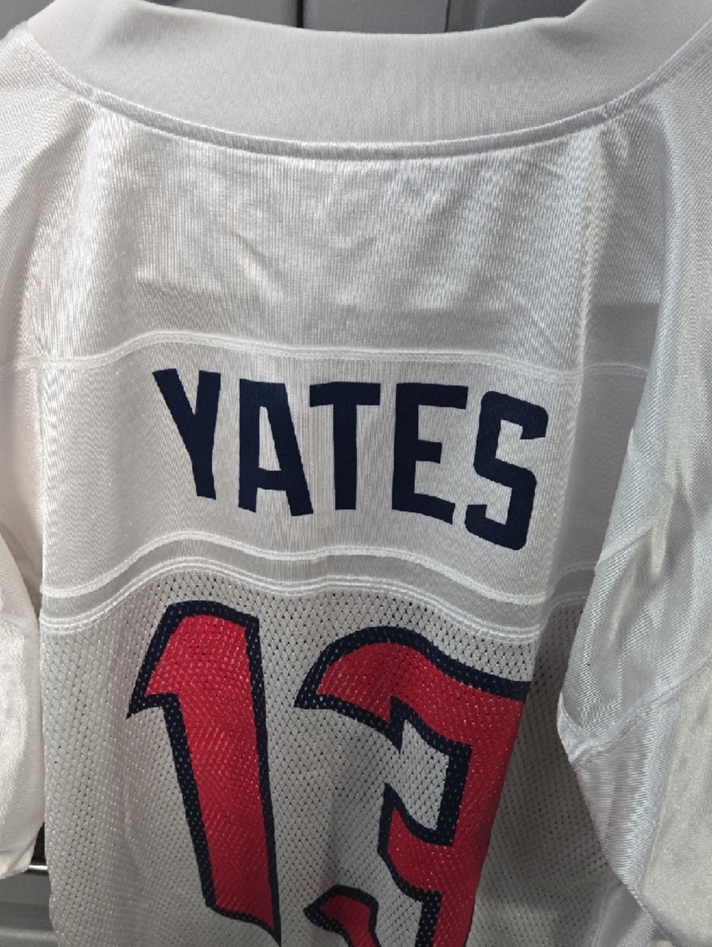 NFL White OnField Equipment Jersey with Blue Tag - Picture 3 of 3